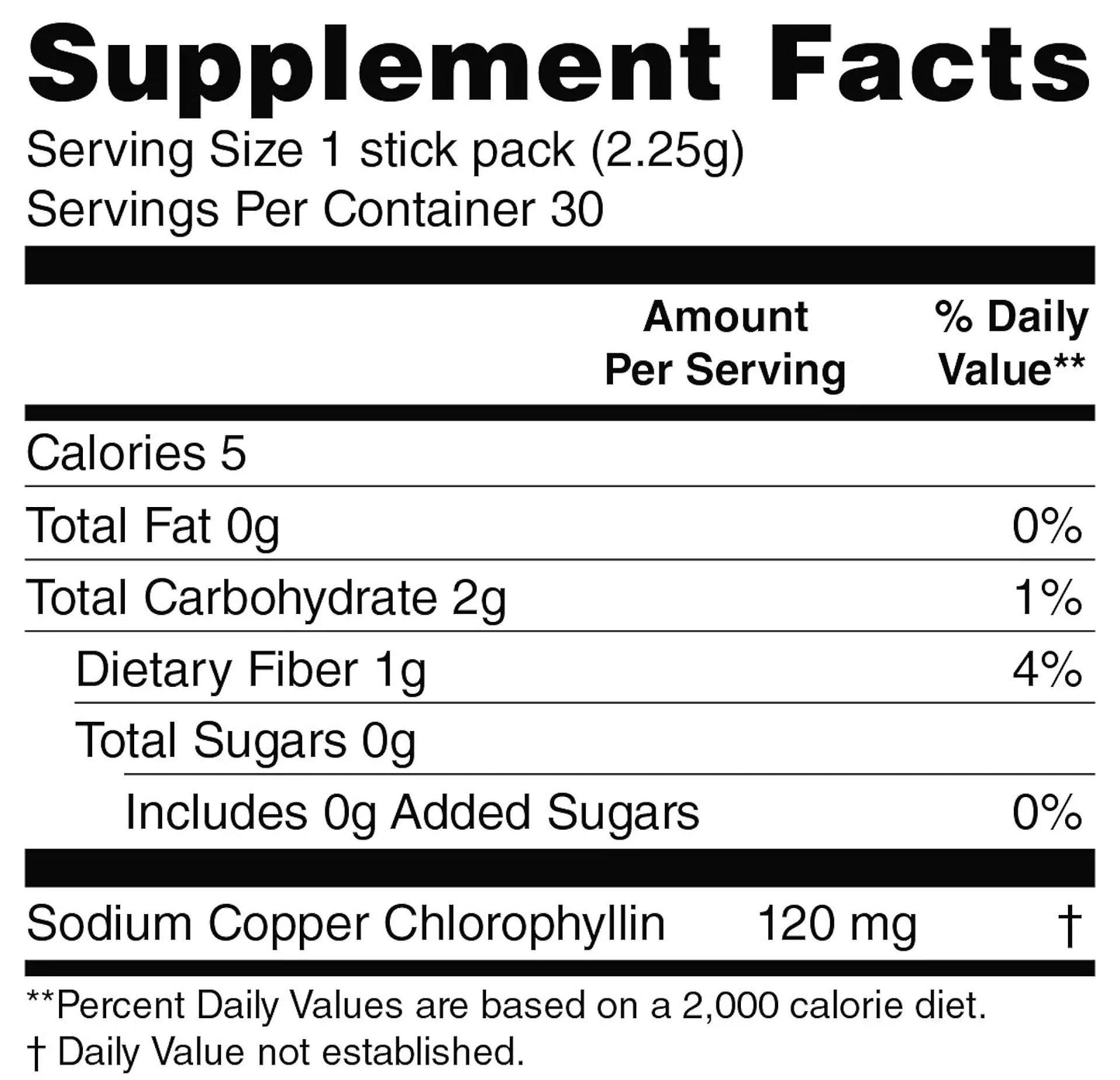 Chlorophyll Powder Stick